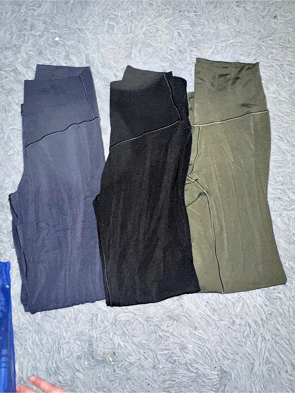 OFFLINE by Aerie Real Me 7/8 Legging Leggings Small Black & Blue & Olive
